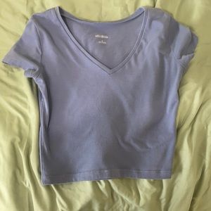 Wild fable crop top V-neck size small worn